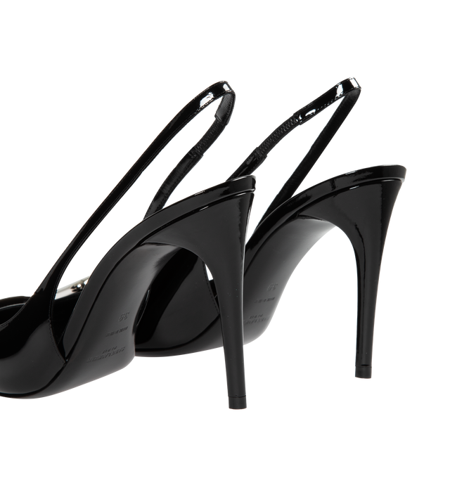 AVENUE PATENT LEATHER SLINGBACK PUMPS