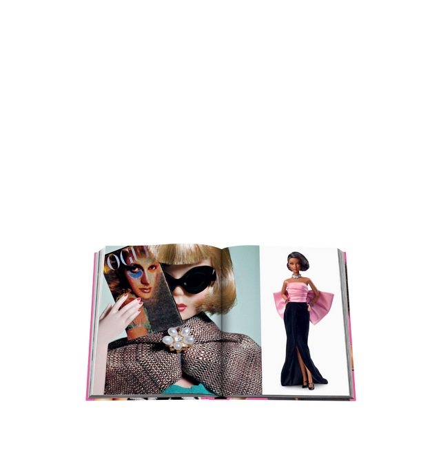 Image 4 of 4 - PINK - ASSOULINE Barbie Book featuring visual compendium presenting the history of Barbie, by Susan Shapiro. Silk hardcover, 350+ illustrations, 340 pages, Language: English, Publication date: October 2023. H12.99" x W9.88" x D1.53" / 6 lb. Made in Italy.
