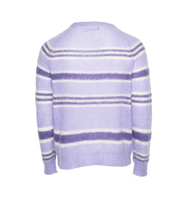 STRIPED KNIT CREWNECK