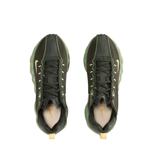 Image 5 of 5 - GREEN - NIKE Ava Rover Sneaker featuring a stacked ReactX midsole, ultralight outsole, breathable upper, mudguards wrap around the lightweight upper to help you feel locked in, perforations on the top of the shoe enhance breathability, oversized midsole made with performance-level ReactX foam for ultra-comfortable cushioning, a thin layer of rubber on the outsole and reflective finish.