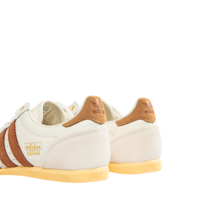 Image 3 of 5 - NEUTRAL - ADIDAS Japan Sneaker featuring original low-profile design, double-stitched T-toe, regular fit, lace closure, tumbled perforated leather upper, textile lining and rubber outsole.