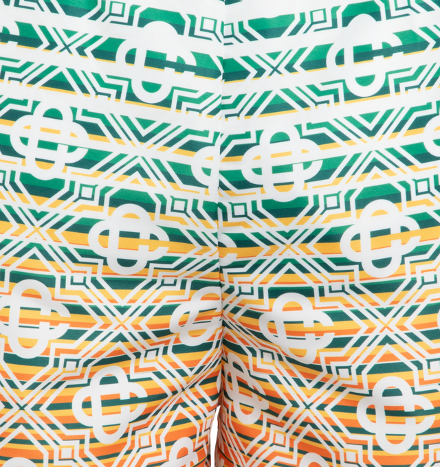 MONOGRAM PRINTED SWIM TRUNKS (MENS)