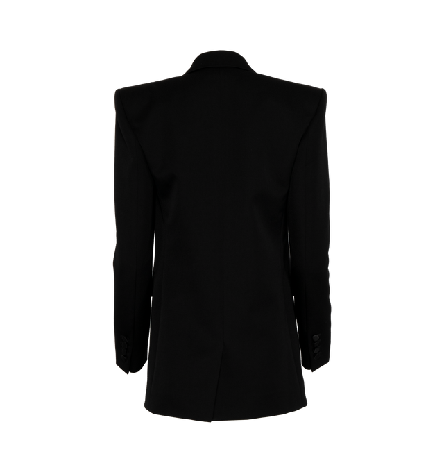 TUXEDO JACKET IN GRAIN DE POUDRE (WOMENS)