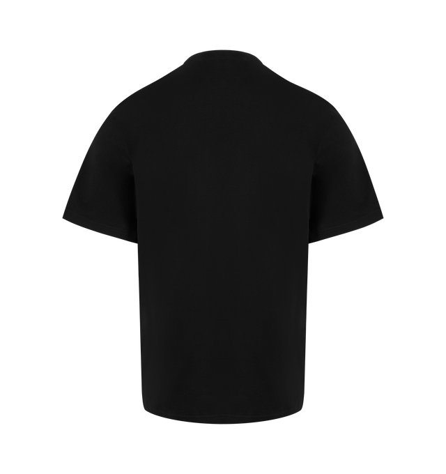 Image 2 of 2 - BLACK - MARTINE ROSE Classic T-Shirt featuring crew neck, short sleeves and logo on front. 100% cotton. Made in Portugal.