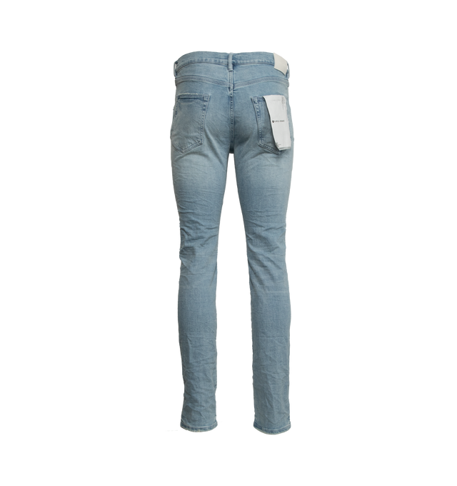 LIGHT INDIGO WHITE POP JEANS (MENS)
