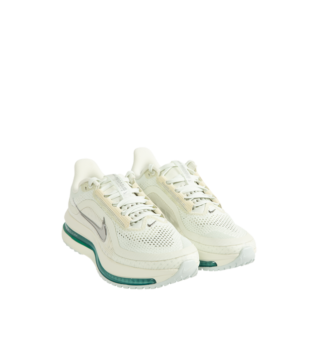 Image 2 of 5 - WHITE - NIKE Pegasus Premium Sneaker featuring engineered mesh on upper, full-length ZoomX foam, full-Length Air Zoom cushioning, full-length Air Zoom unit, ReactX Foam Foundation and modified waffle outsole with high-abrasion rubber to provide traction.