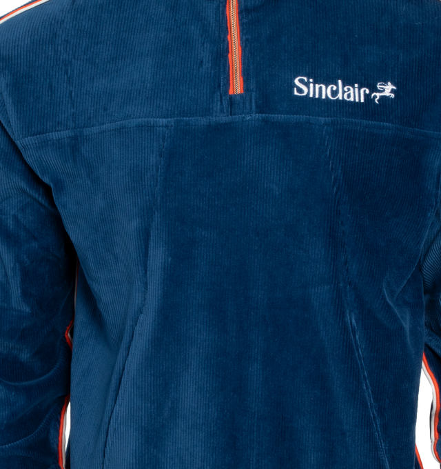 COLLARED QUARTER ZIP