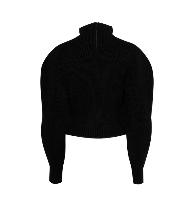 WOOL RIB HIGHNECK SWEATER (WOMENS)
