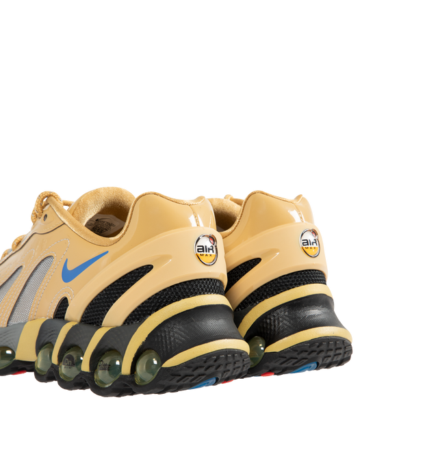 Image 3 of 5 - NEUTRAL - NIKE Air Max DN8 SP Sneaker featuring dynamic Air system with dual-chambered tubes and tuned pressure levels, plush foam is placed underfoot, sculpted upper is made of lightweight mesh on top, while slashes at the sides reveal open mesh for more breathability, plastic heel clip helps hold your foot down, glossy Swoosh logo and reflective accents.
