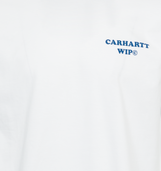 Image 3 of 4 - WHITE - CARHARTT WIP Isis Maria Dinner T-Shirt featuring crew neck, loose fit, short sleeves and graphic prints by Isis Maria. 100% cotton. 