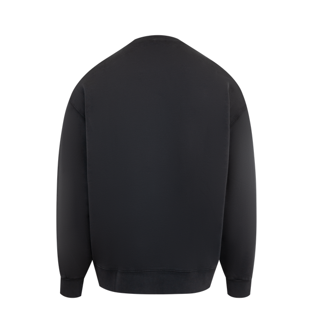 Image 2 of 2 - BLACK - CARHARTT WIP Hudson Sweatshirt featuring a loose fit, heavyweight, unbrushed cotton jersey with a tactile loopback construction, a sun-faded effect and a woven Square Label. 100% cotton.