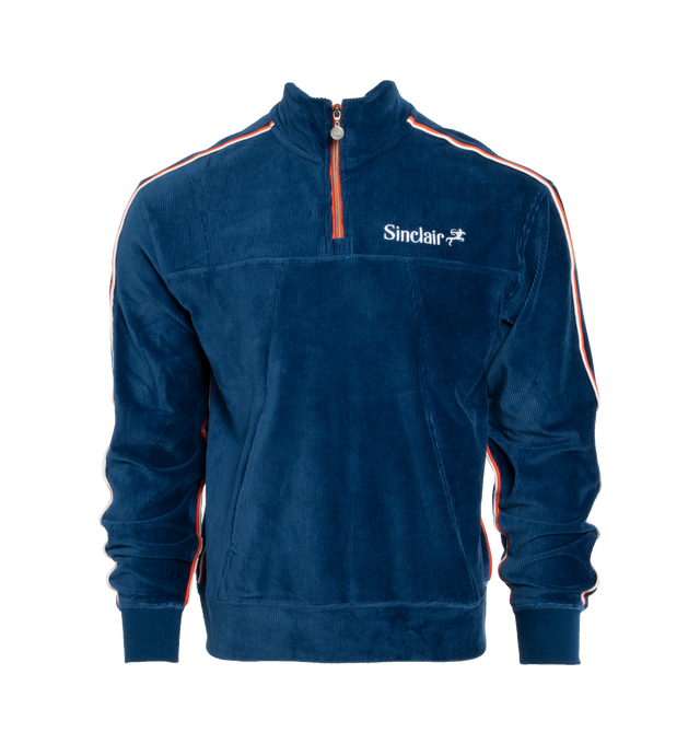 COLLARED QUARTER ZIP