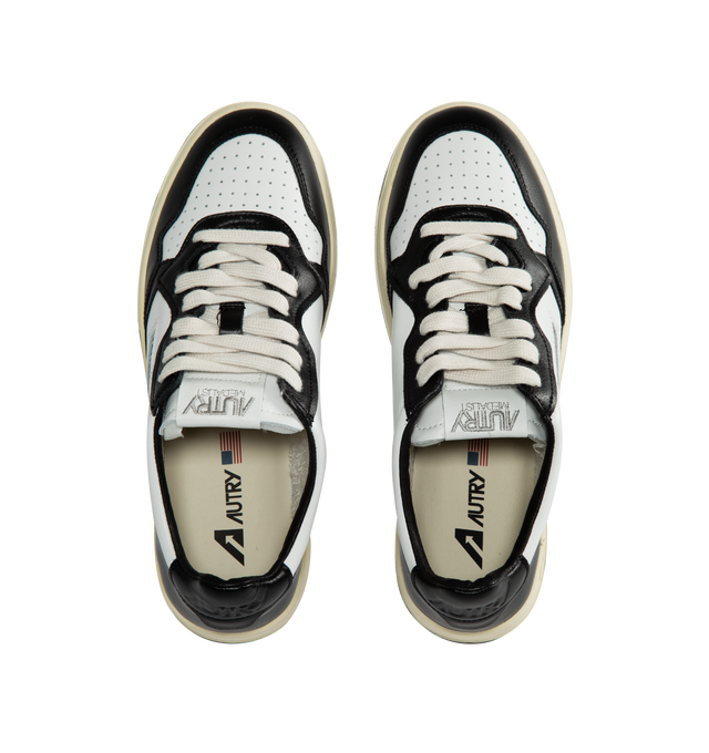TWO-TONE MEDALIST LOW SNEAKERS (MENS)