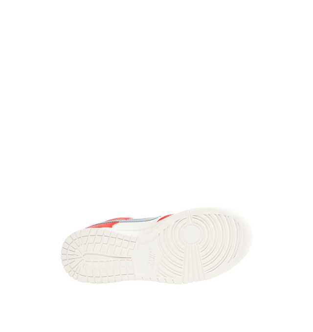 Image 4 of 5 - RED - Nike Women's Dunk Low WNBA 30th Sneaker featuring upper that softens and gains vintage character with wear, foam midsole, rubber outsole with classic pivot circles, padded collar and rubber outsole. Imported
