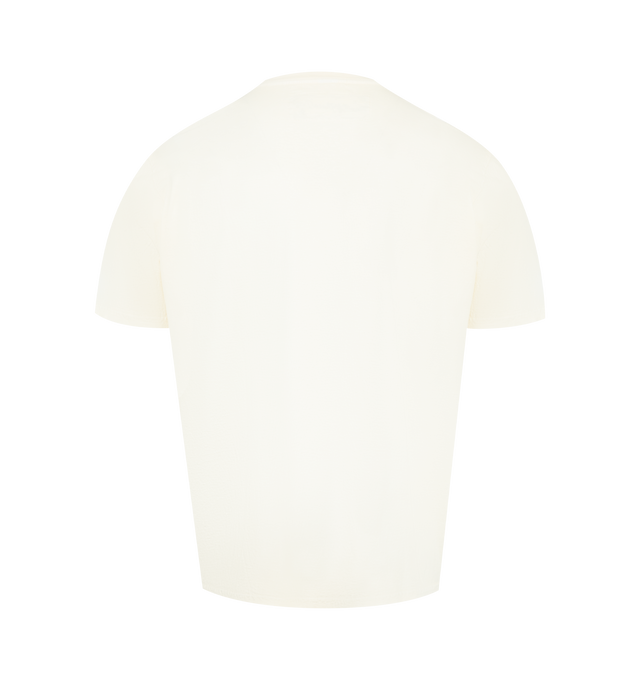 Image 2 of 2 - WHITE - ONE OF THESE DAYS Heaven Can Wait Graphic T-Shirt featuring preshrunk cotton T-shirt with cowboy iconography, crewneck and short sleeves. 100% cotton. Made in the USA.