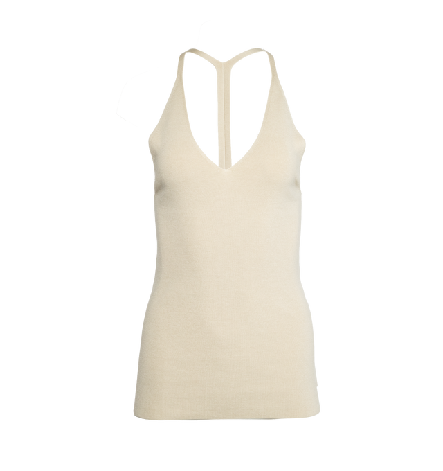 Y-BACK MERINO SILK TOP