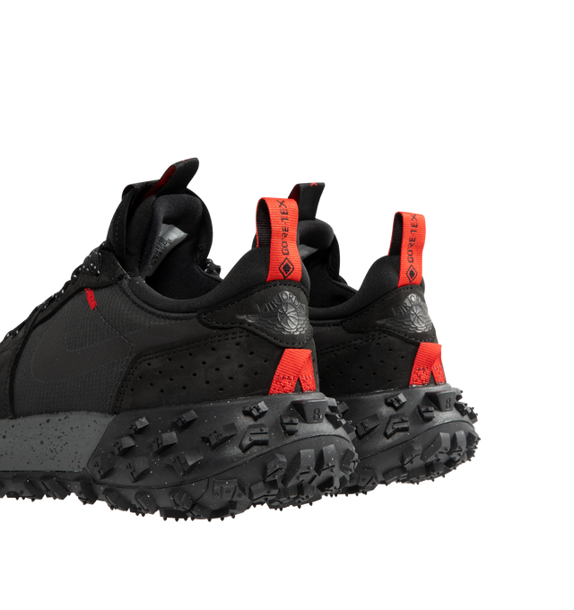 Image 3 of 5 - BLACK - JORDAN Air Jordan 1 Low A/T Sneaker featuring GORE-TEX material, trail-ready outsole, leather and textiles, braided laces, foam midsole and rubber outsole.