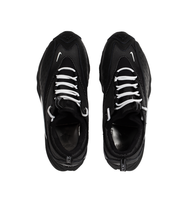 Image 5 of 5 - BLACK - NOCTA X NIKE Air Zoom Drive sneakers in black and white featuring a , breathable leather and mesh upper with reflective details, NOCTA North Star logos, Zoom Air technology in the heel, inner sleeve for a sock-like fit.