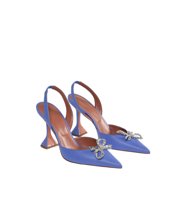 ROSIE CRYSTAL SATIN PUMPS