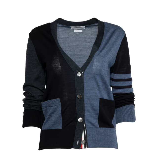 FUN MIX V NECK CARDIGAN (WOMENS)