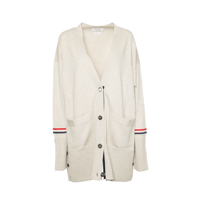 EXAGGERATED V NECK CARDIGAN (WOMENS)