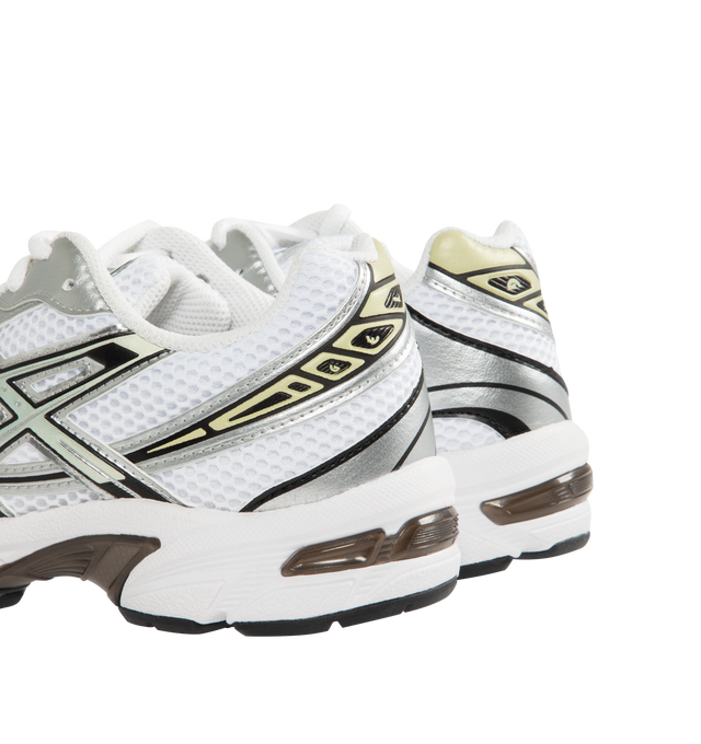 Image 3 of 5 - WHITE - Asics GEL-1130 Sportstyle Retro Sneaker featuring late 2000s runner aesthetic reimagined with overlays and breathable mesh underlays, GEL technology cushioning for excellent shock absorption.