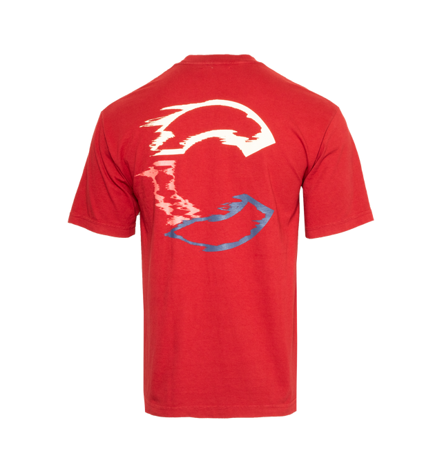 GLITCH RED T-SHIRT (MENS)