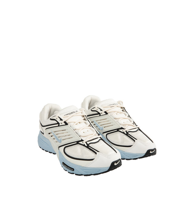 Image 2 of 5 - WHITE - NIKE Air Pegasus Wave Sneaker featuring plush midsole that houses full-length Nike Air cushioning, upper combines mesh, textile and leather, Nike Air technology and rubber outsole.