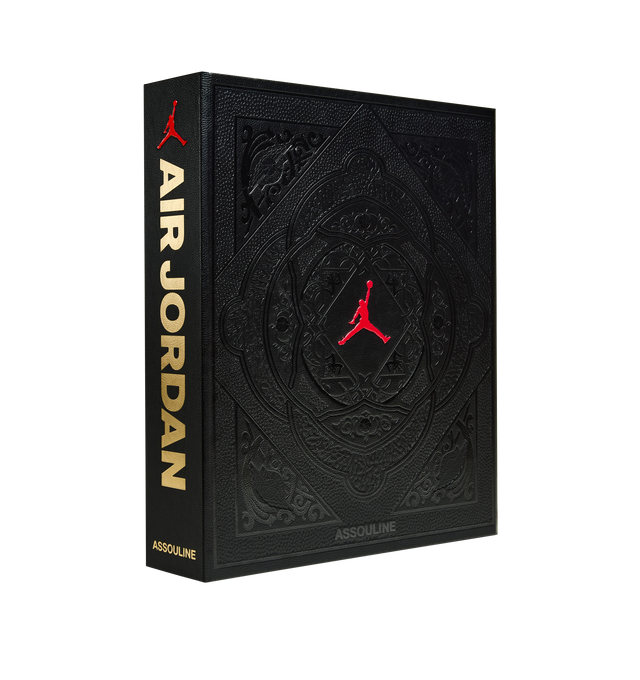 Image 1 of 20 - MULTI - Assouline celebrates 40 years of Air Jordan with a landmark Ultimate volume, created in collaboration with Michael Jordan and the Jordan Brand. This collectors piece honors the enduring influence of Michael Jordan and the brand that reshaped sport, style, business, and culture worldwide.Limited to 1,000 hand-numbered copies, the Ultimate edition is crafted with a host of bespoke details. Encased in an intricately tooled leather clamshell, the cover features Baroque-inspired embossing