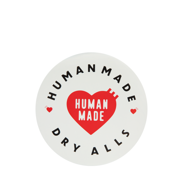 Image 2 of 2 - WHITE - HUMAN MADE Animal Coaster Set featuring set of four tin coasters, cork backing, each coaster features a different animal graphic and packaged in an original tin case.