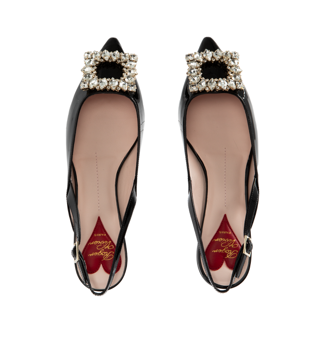 STRASS BUCKLE SLINGBACK