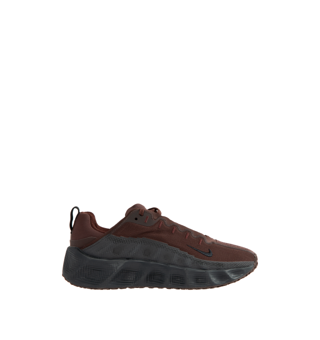 Image 1 of 5 - BROWN - NIKE Ava Rover Sneaker featuring a stacked ReactX midsole, an ultralight outsole, breathable upper, Locked-Down Fit, mudguards wrap around the upper, perforations on the top, responsive cushioning, oversized midsole, engineered traction and a thin layer of rubber on the outsole.