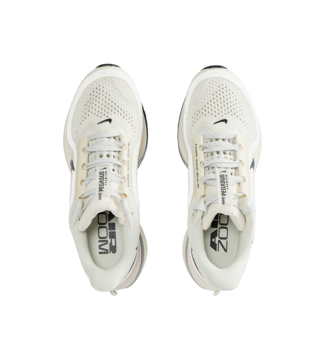 Image 5 of 5 - WHITE - NIKE Pegasus Premium Sneaker featuring breathable, lightweight engineered mesh on upper, full-length ZoomX foam, full-length Air Zoom unit, ReactX foam foundation and modified waffle outsole with high-abrasion rubber.