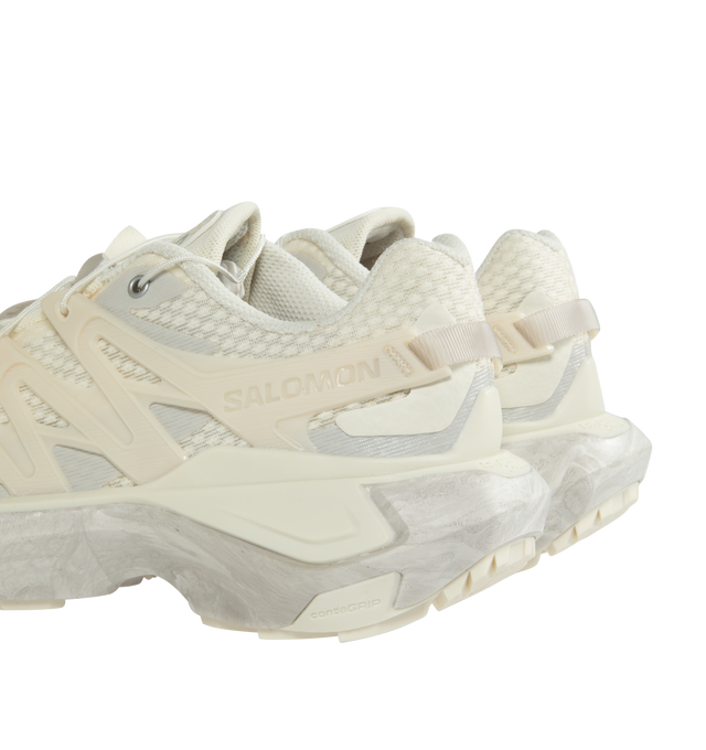 Image 3 of 5 - WHITE - SALOMON XT PU.RE Advanced Sneakers featuring bonded trim throughout, Quicklace closure, padded tongue and collar and mesh lining. Upper: textile. Sole: rubber. Made in Viet Nam. 