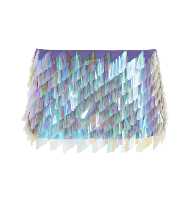 OPALESCENT MINI SKIRT