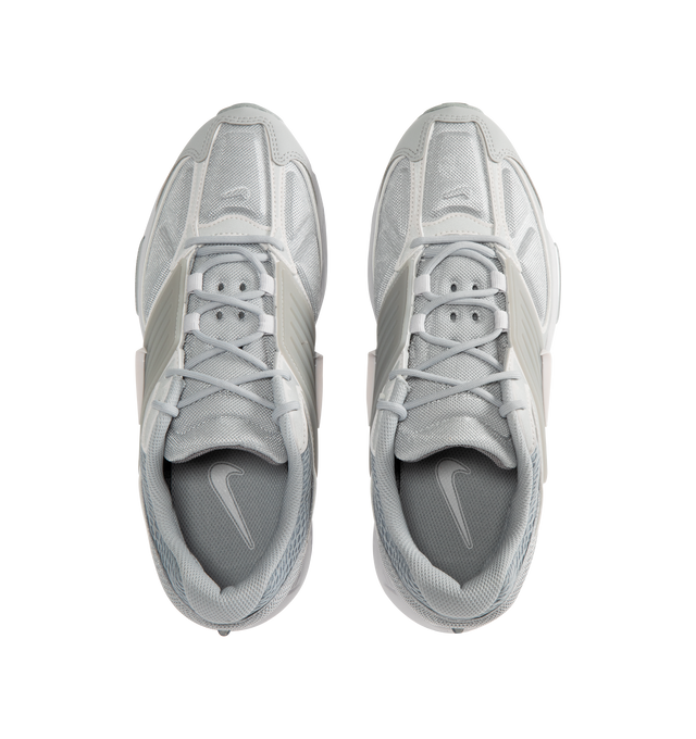 Image 5 of 5 - SILVER - NIKE Air Pegasus Wave Premium Sneaker featuring upper combines mesh, textile and leather for a layered look, Nike Air technology absorbs impact and rubber outsole.