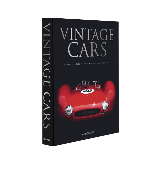 Image 1 of 4 - BLACK - Assouline Vintage Cars (2nd Edition) is a luxury coffee table book that celebrates the artistry, engineering, and enduring beauty of the world's most iconic vintage automobiles through breathtaking photography and engaging storytelling. Featuring an introduction by renowned automotive historian Ken Gross and original photography by Laziz Hamani, this designer canvas hardcover book explores legendary models, exceptional craftsmanship, and the passionate collectors who preserve these ti