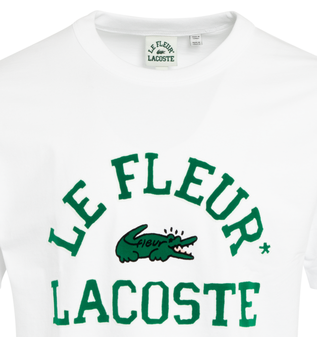 LACOSTE X LE FLEUR T-SHIRT (UNISEX)