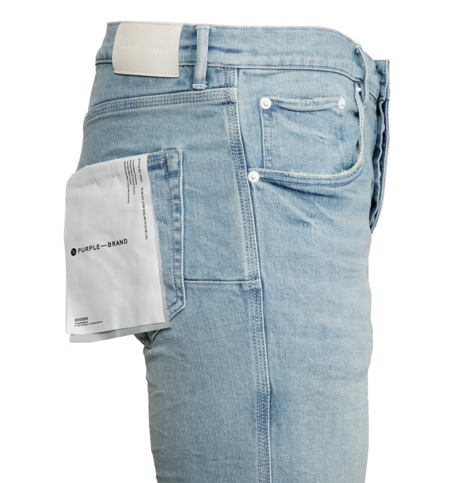 LIGHT INDIGO WHITE POP JEANS (MENS)
