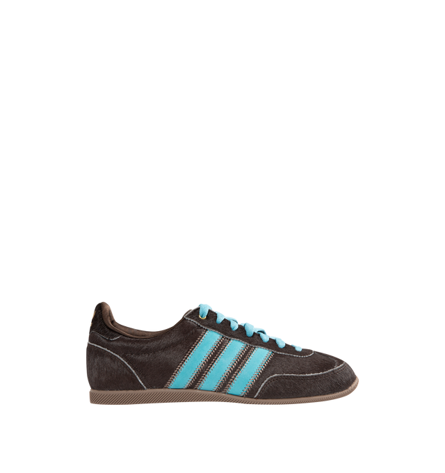 Image 1 of 5 - BROWN - ADIDAS Japan Sneaker featuring regular fit, lace up, leather upper, textile sockliner, rubber outsole and double-stitched T-toe.