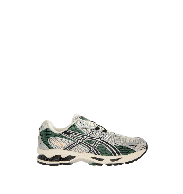 Image 1 of 5 - GREY - ASICS Gel-Nimbus 10.1 Sneaker featuring GEL-NIMBUS 10 upper, asymmetric mesh upper, synthetic leather overlays, synthetic leather quarter pane, rearfoot and forefoot GEL technology and dope-dyed recycle socklining mesh.
