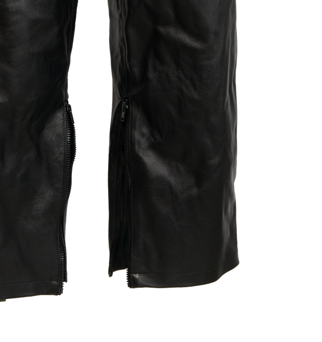 LEATHER CARGO PANTS (WOMENS)