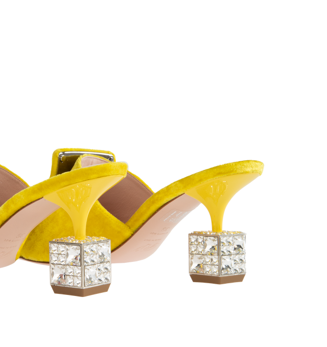 CUBE STRASS HEEL MULE 75