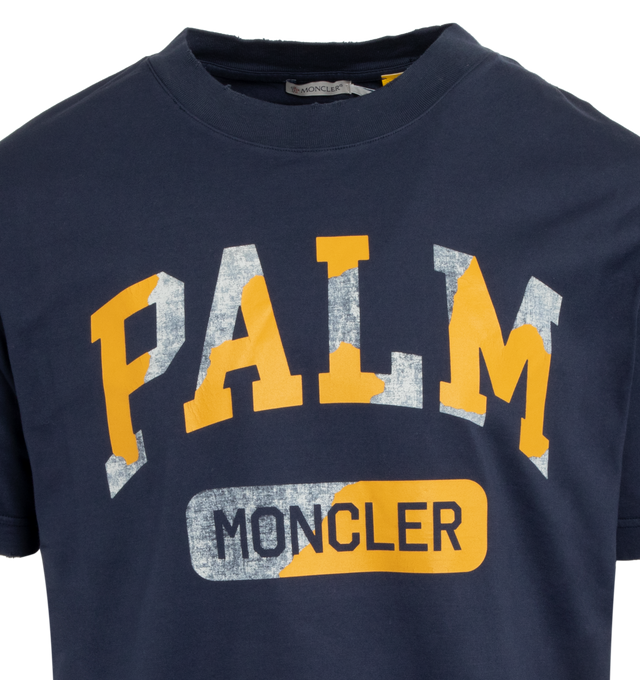 MONCLER X PALM ANGELS LOGO T-SHIRT (UNISEX)
