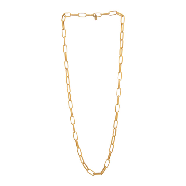 Image 1 of 1 - GOLD - HANDMADE Heavy Oval Link Chain featuring 22k gold, oval link chain and 26 inches long. Hirshleifers offers a range of initial pieces from this collection in-store. For personal consultation and detailed information about jewelry, please contact our dedicated stylist team at personalshopping@hirshleifers.com. This item may be restricted for online purchase to international clients. For assistance purchasing this item please contact our dedicated stylist team at personalshopping@hirshlei