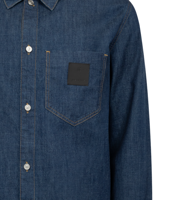 BOXY DENIM SHIRT (MENS)