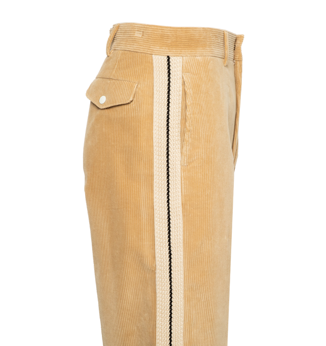 CORDUROY SUIT TAPE PANTS (MENS)
