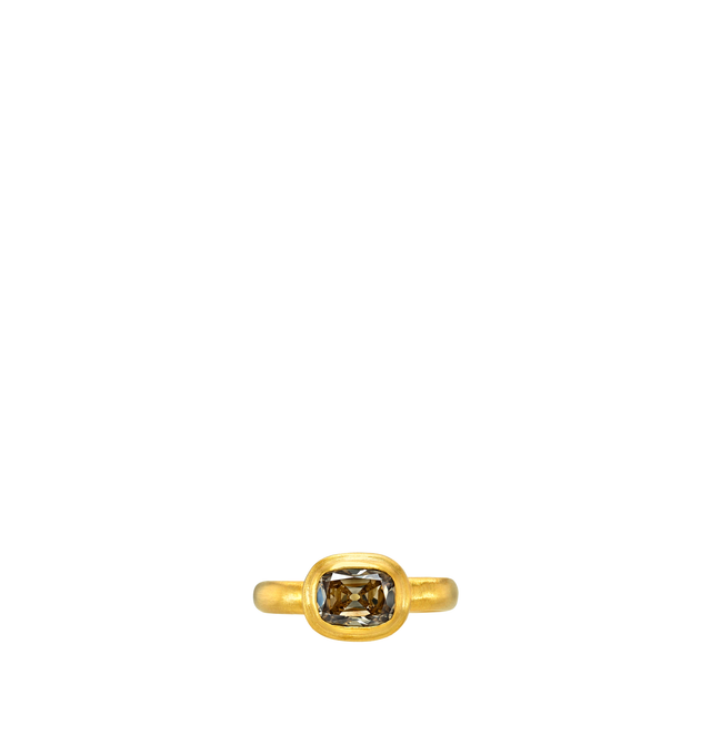 Image 1 of 3 - GOLD - Darius Jewels One-of-a-Kind Diamond Gem Signature Band featuring a 2.00 ct old mine-cut diamond set in 18K Fairmined yellow gold. For personal consultation and detailed information about jewelry, please contact our dedicated stylist team at personalshopping@hirshleifers.com.This item may be restricted for online purchase to international clients. For assistance purchasing this item please contact our dedicated stylist team at personalshopping@hirshleifers.com.