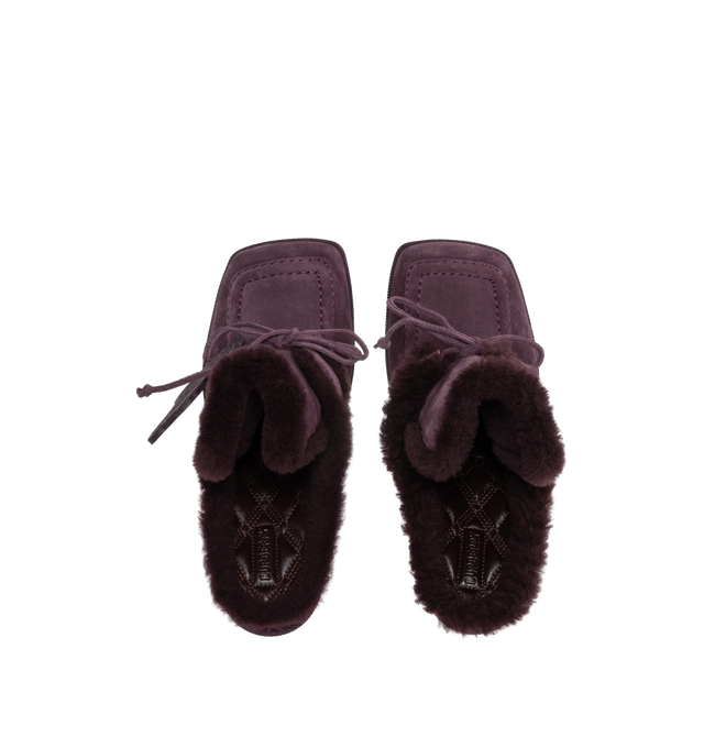 HIGHLAND SUEDE AND SHEALRING MULE (WOMENS)