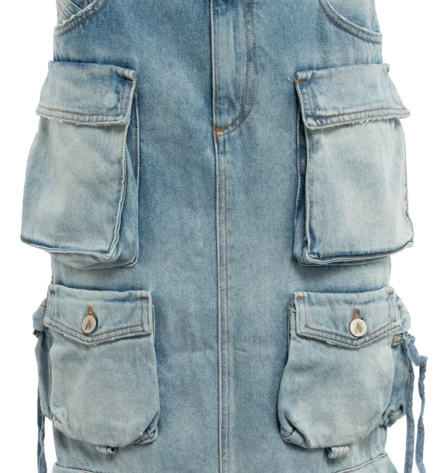 MIDI DENIM SKIRT (WOMENS)